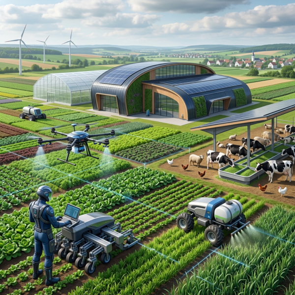 futuristic farm